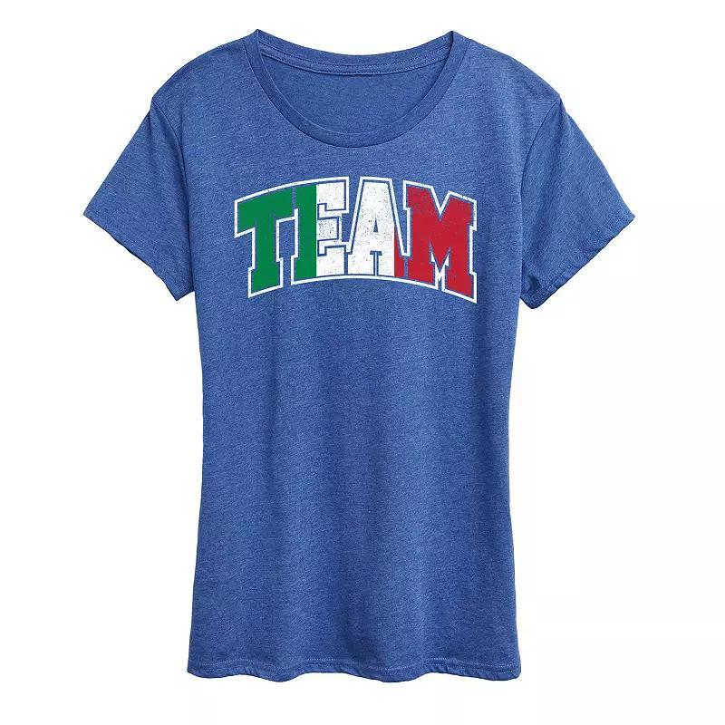 Womens Team Italy Graphic Tee Product Image