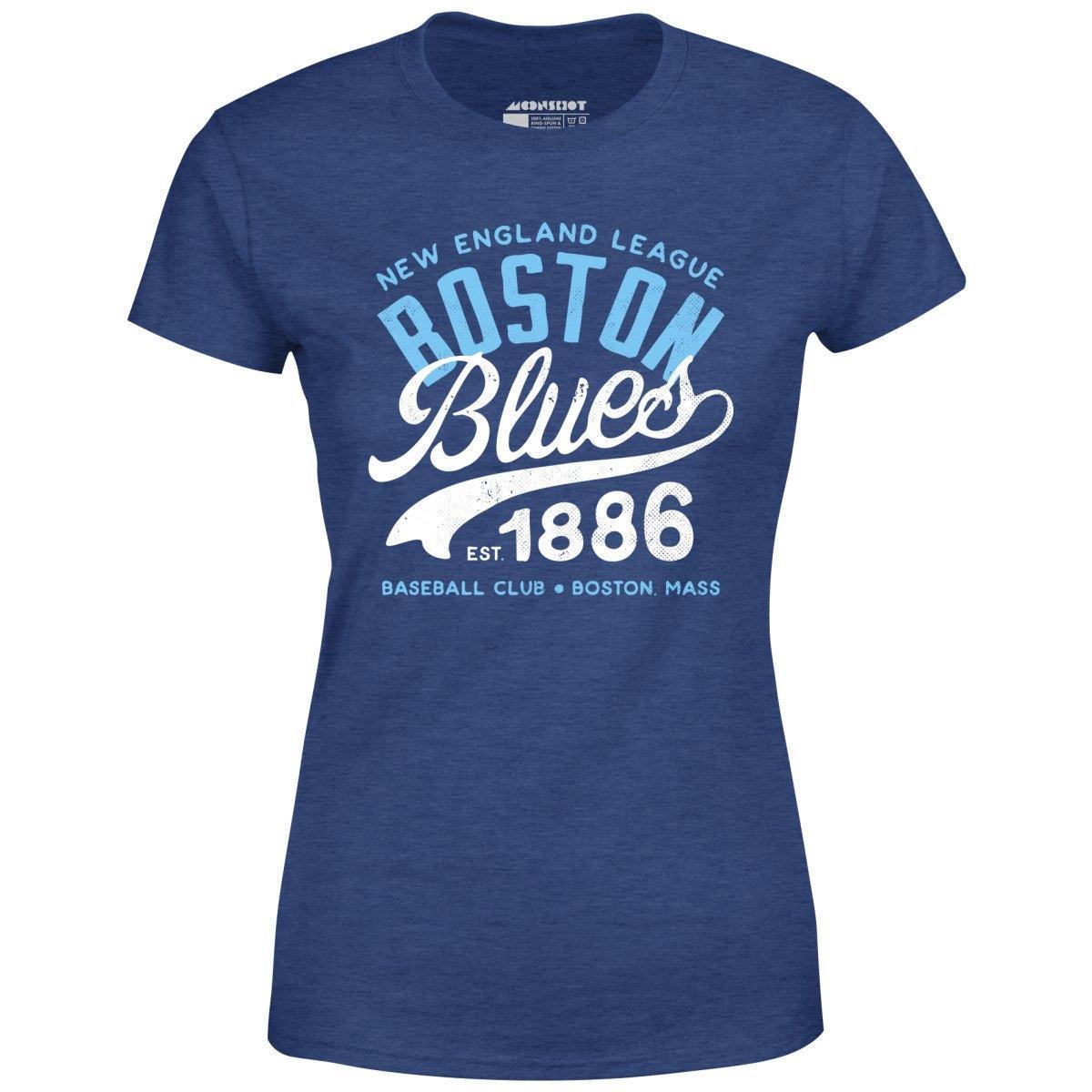 Boston Blues - Massachusetts - Vintage Defunct Baseball Teams - Women's T-Shirt Female Product Image