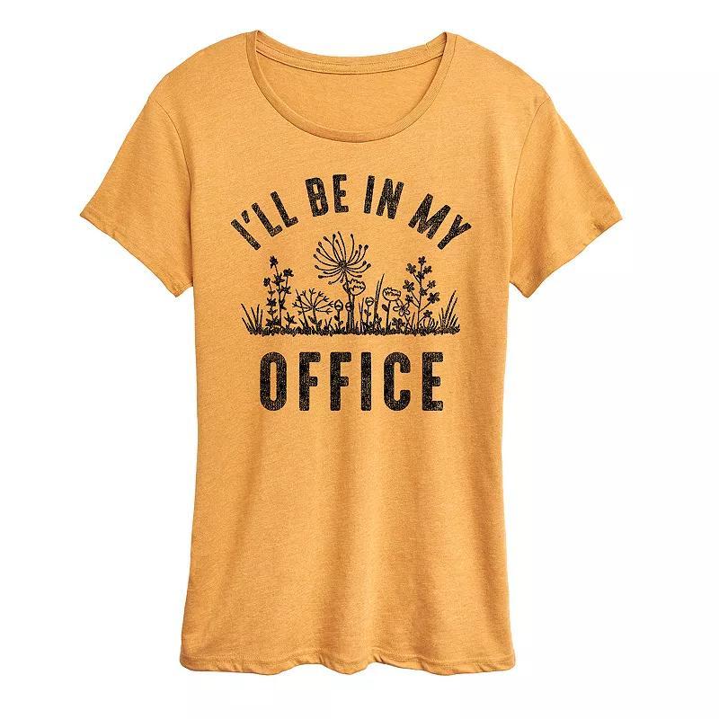 Womens Ill Be In My Office Graphic Tee Product Image