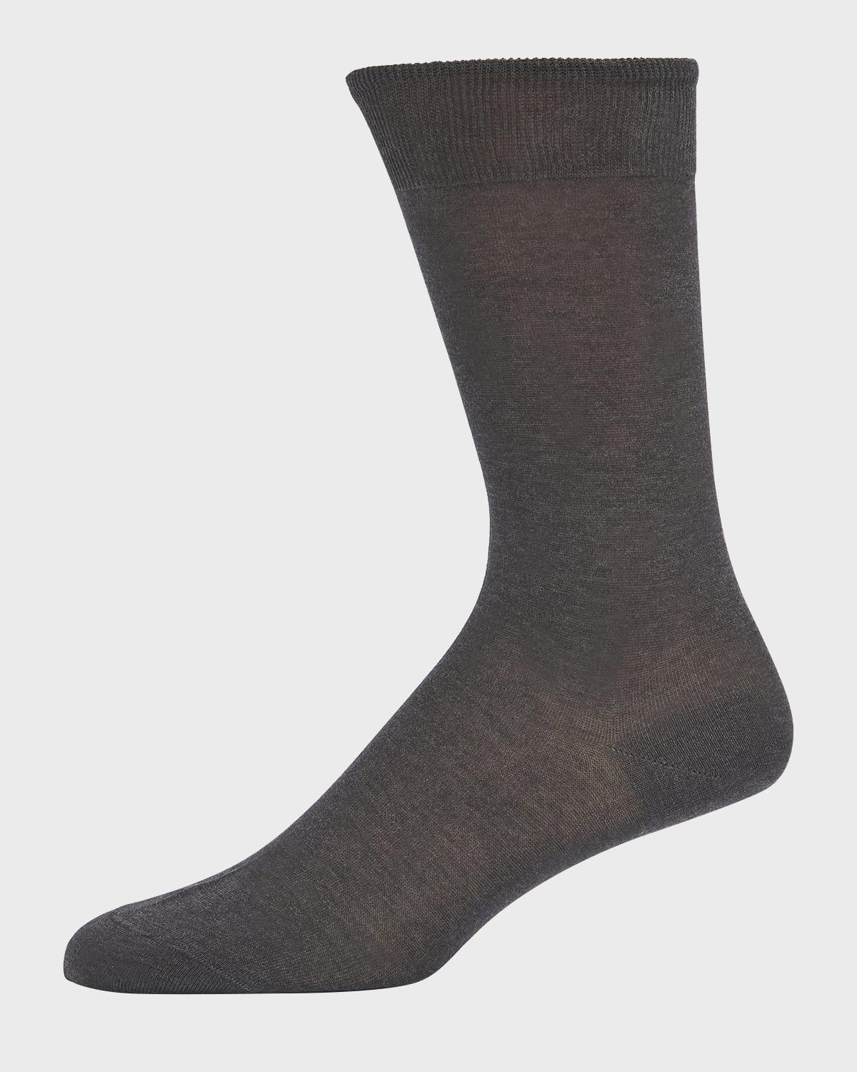 Mens Knit Crew Socks Product Image