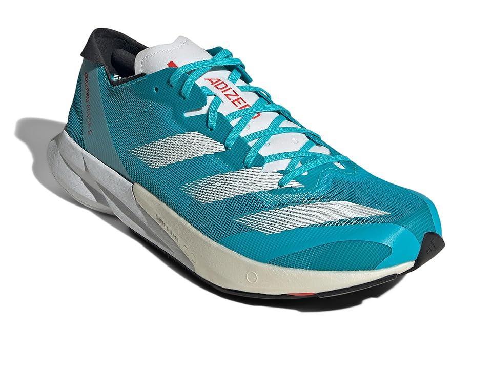 adidas Running Adizero Adios 8 (Lucid Cyan/White/Bright ) Men's Shoes Product Image