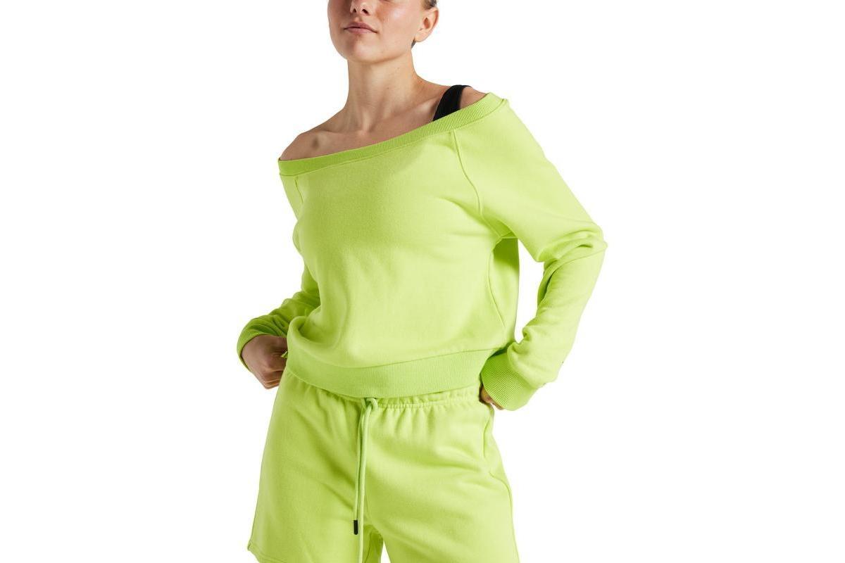 Electric Yoga Womens Off Shoulder Sweatshirt Product Image