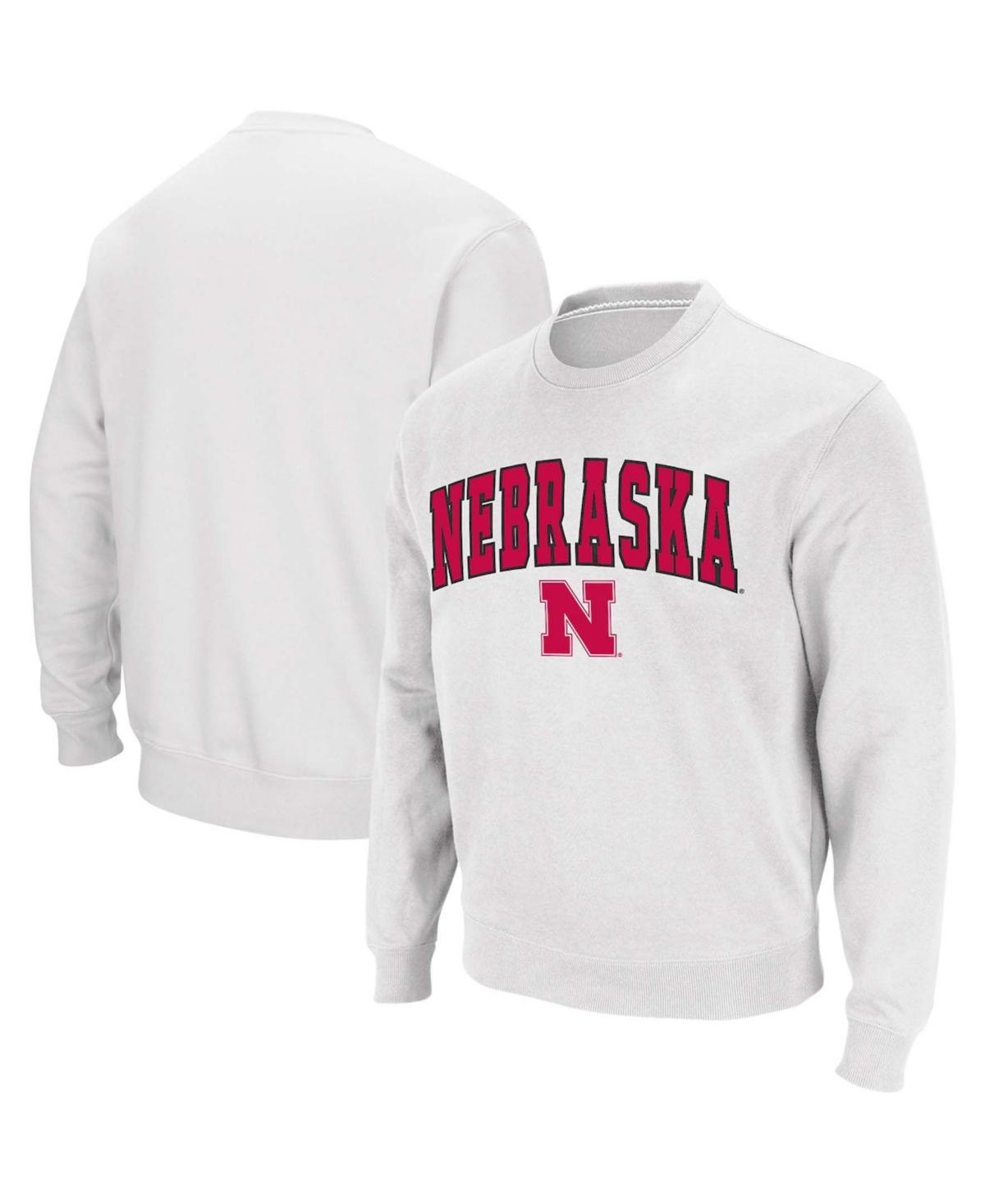 Colosseum Mens Nebraska Huskers Arch & Logo Pullover Sweatshirt Product Image