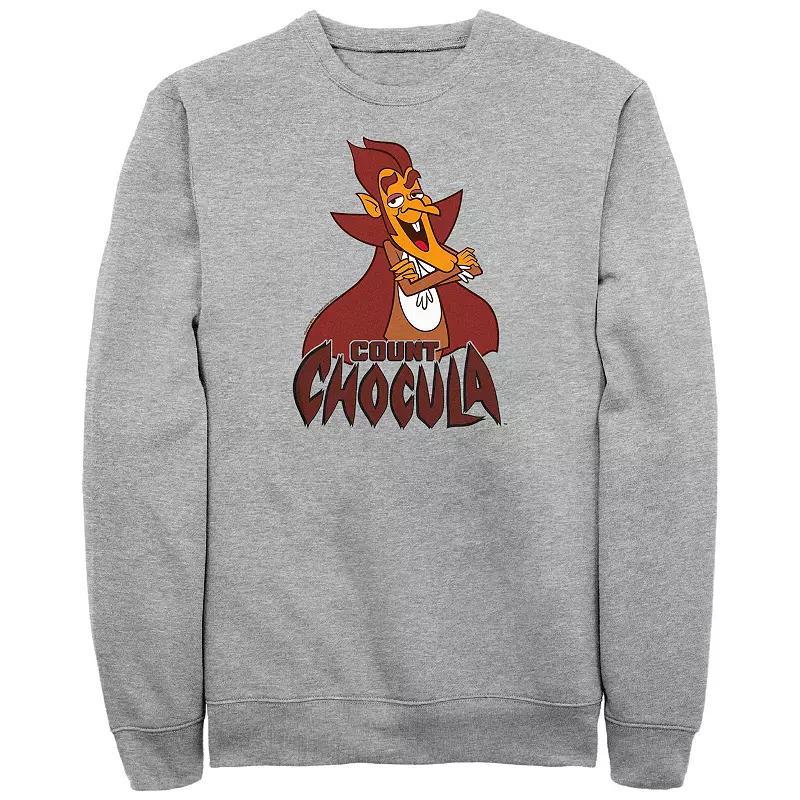 Mens Count Chocula Logo Graphic Fleece Athletic Grey Product Image