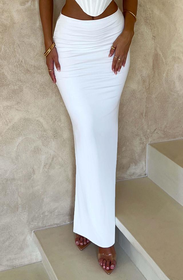 Astrid Maxi Skirt - White Product Image