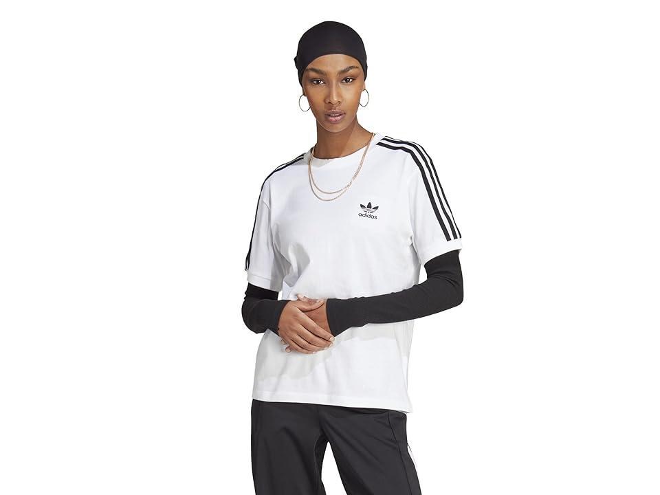 adidas Originals 3-Stripes Tee Women's Short Sleeve Pullover Product Image