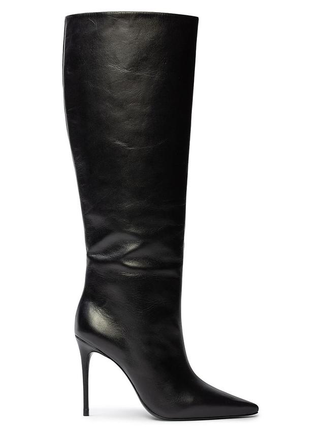 Womens Ally Leather 100MM Boots Product Image