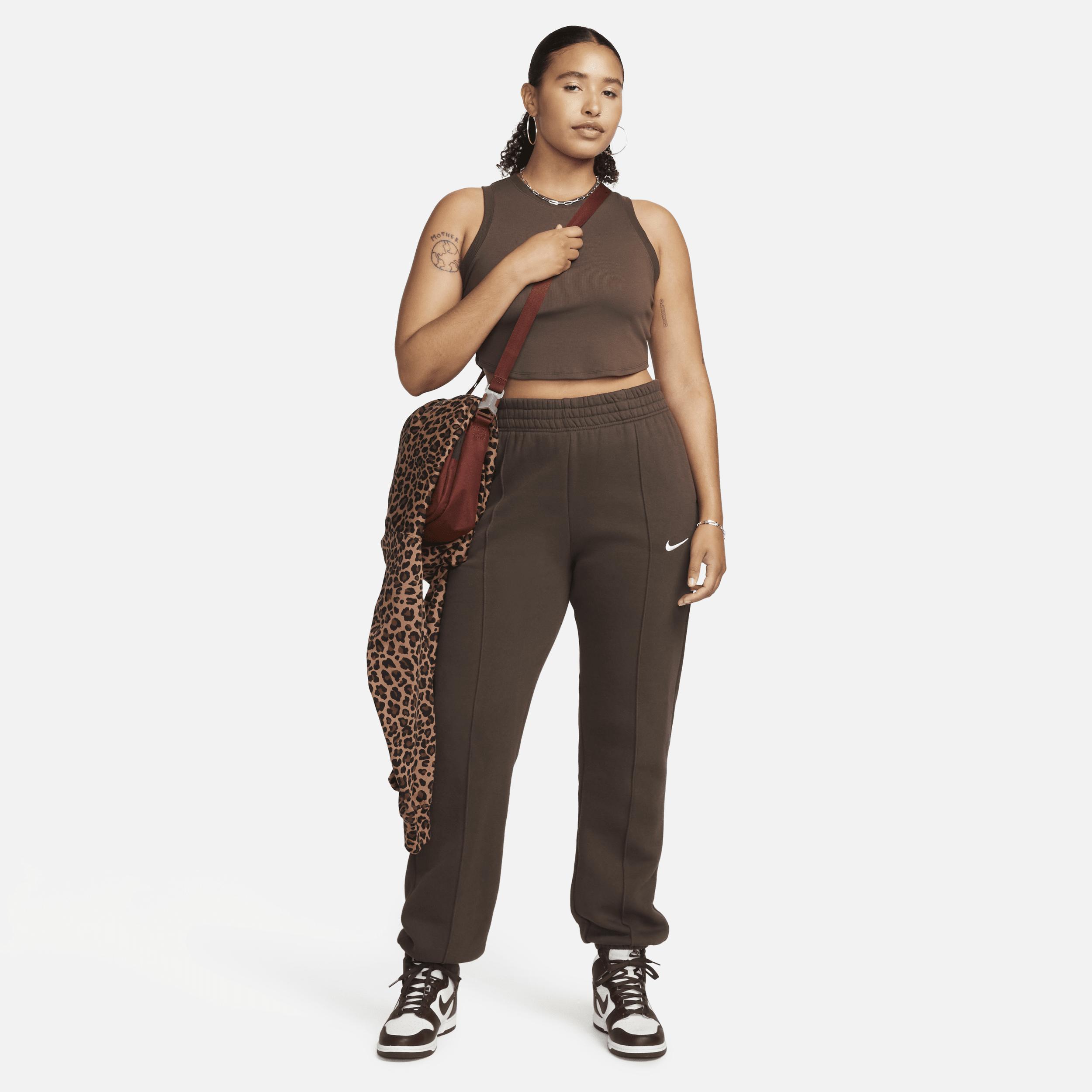 Womens Nike Sportswear Chill Knit Tight Cropped Mini-Rib Tank Top Product Image