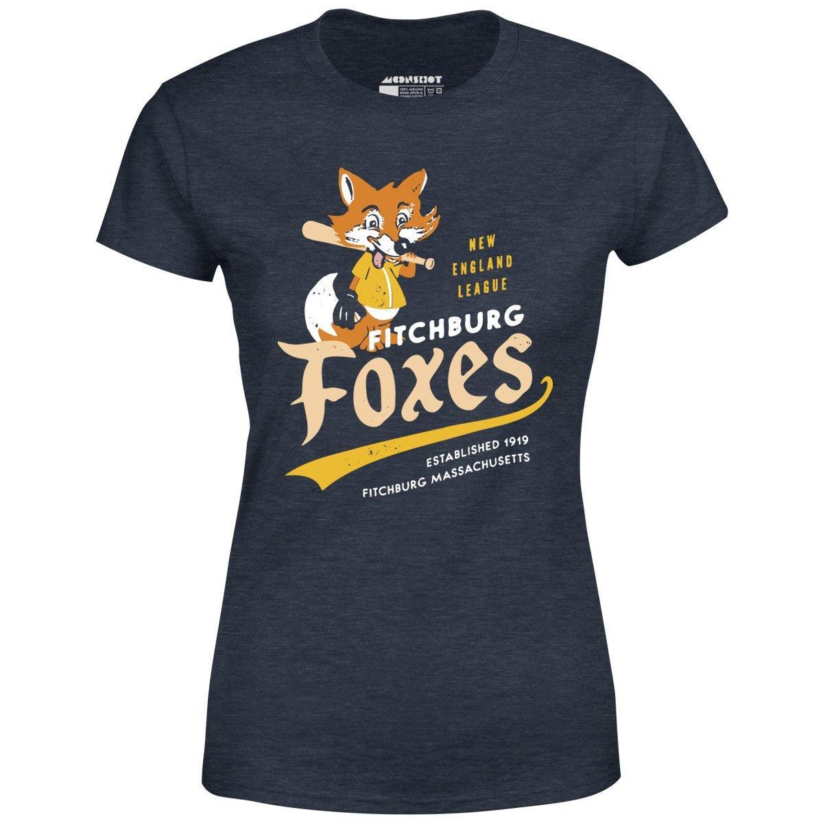 Fitchburg Foxes - Massachusetts - Vintage Defunct Baseball Teams - Women's T-Shirt Female Product Image