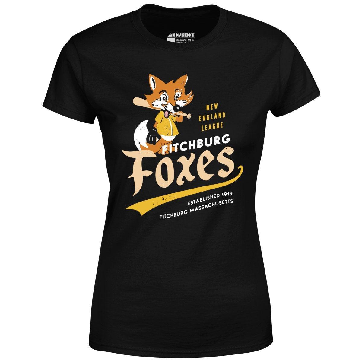 Fitchburg Foxes - Massachusetts - Vintage Defunct Baseball Teams - Women's T-Shirt Female Product Image