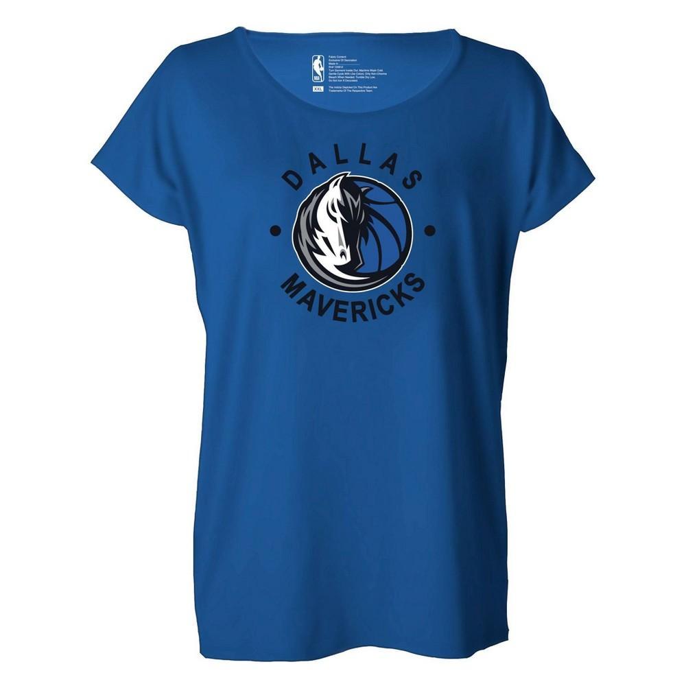 NBA Dallas Mavericks Womens Dolman Short Sleeve T-Shirt Product Image