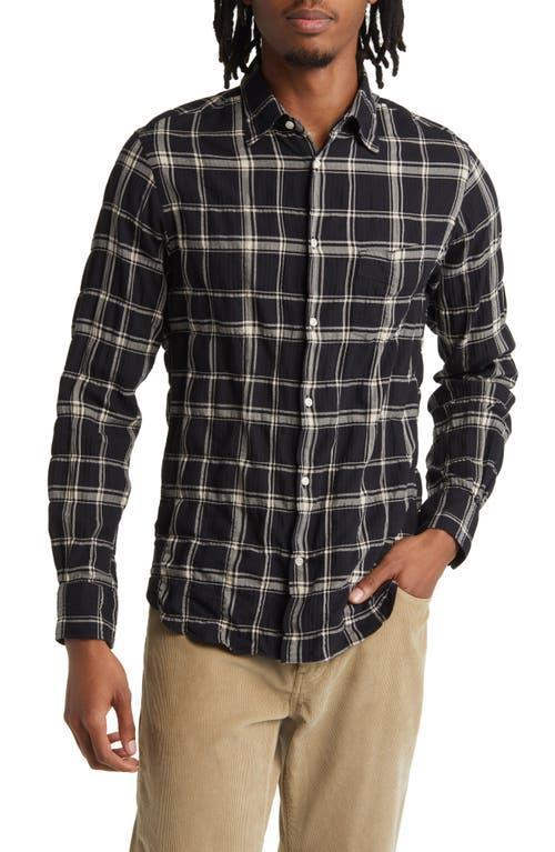 Officine Gnrale Benoit Plaid Seersucker Button-Up Shirt Product Image