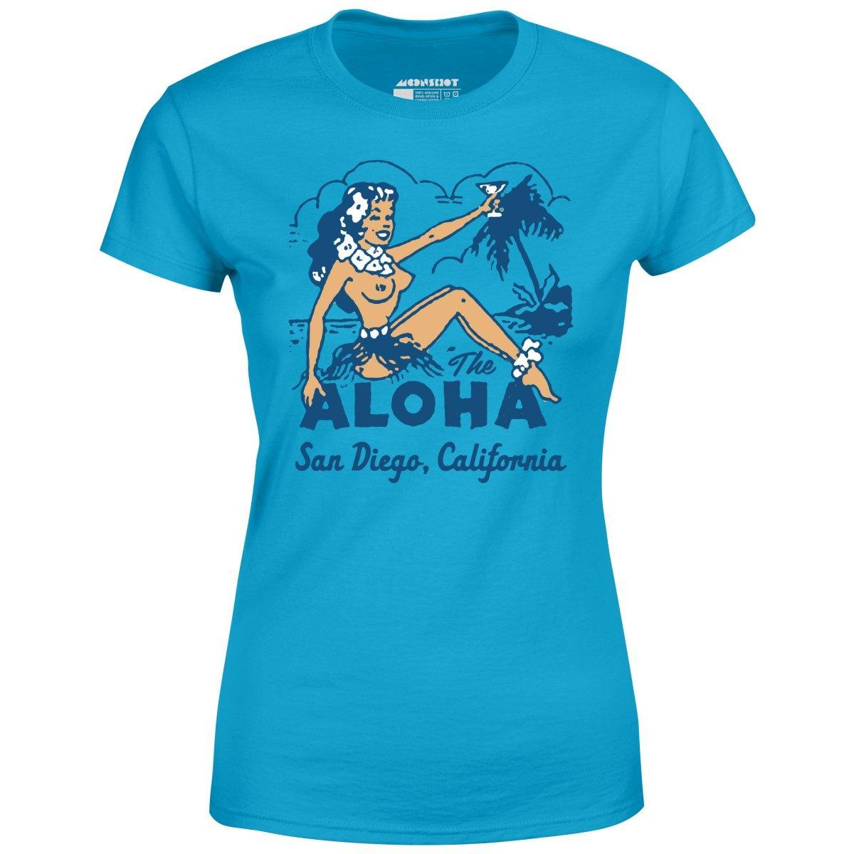 The Aloha - San Diego, CA - Vintage Tiki Bar - Women's T-Shirt Female Product Image