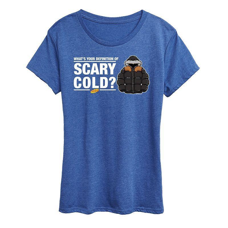 Womens Seinfeld Definition Of Scary Cold Graphic Tee, Girls Product Image