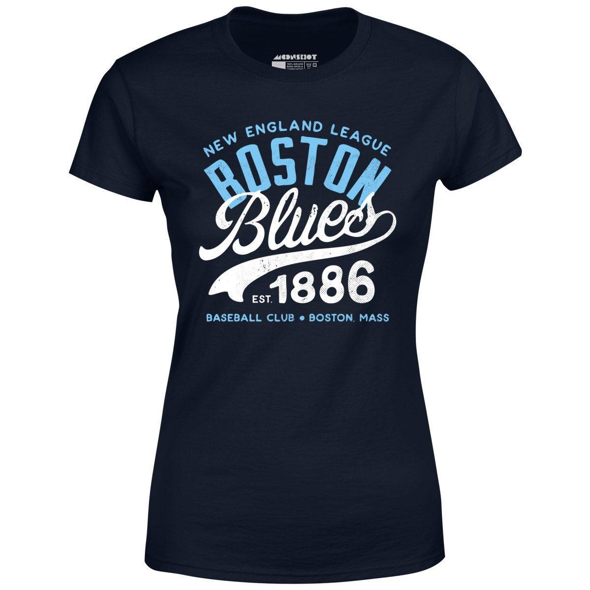 Boston Blues - Massachusetts - Vintage Defunct Baseball Teams - Women's T-Shirt Female Product Image