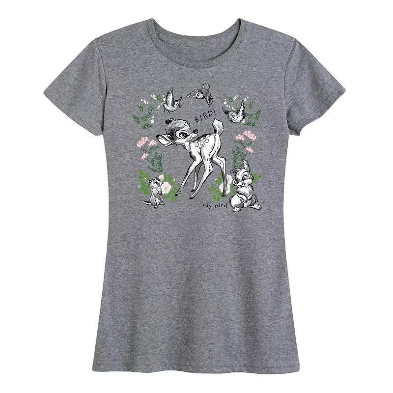 Disneys Bambi Womens Say Bird Graphic Tee Product Image