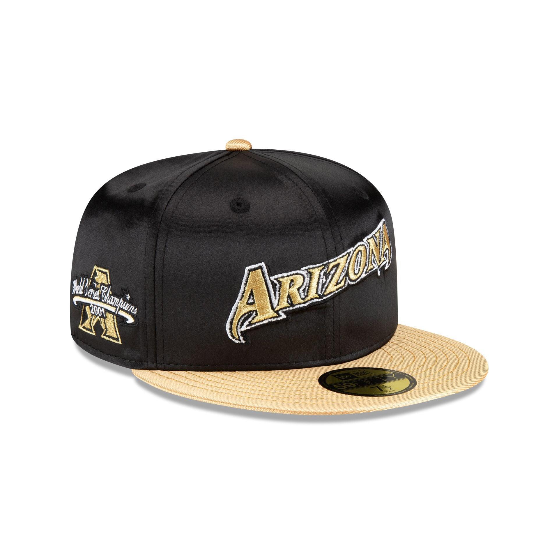 Arizona Diamondbacks Metallic Gold 59FIFTY Fitted Hat Male Product Image