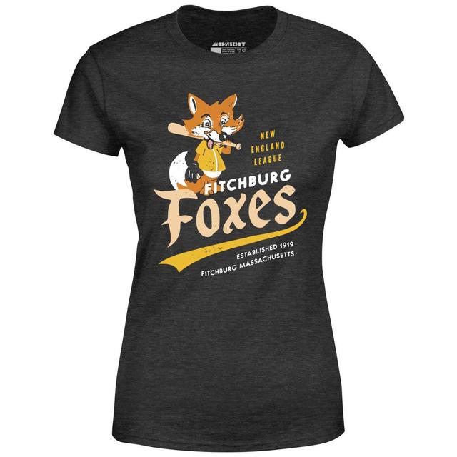 Fitchburg Foxes - Massachusetts - Vintage Defunct Baseball Teams - Women's T-Shirt Female Product Image