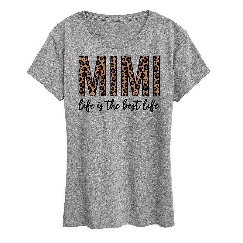 Womens Mimi Life Is The Best Life Graphic Tee Product Image