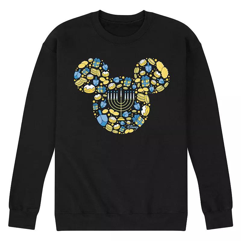 Disneys Mickey Mouse Mens Hanukkah Fleece Sweatshirt Product Image