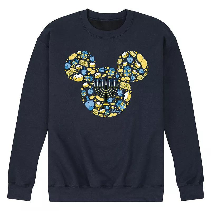 Disneys Mickey Mouse Mens Hanukkah Fleece Sweatshirt Product Image