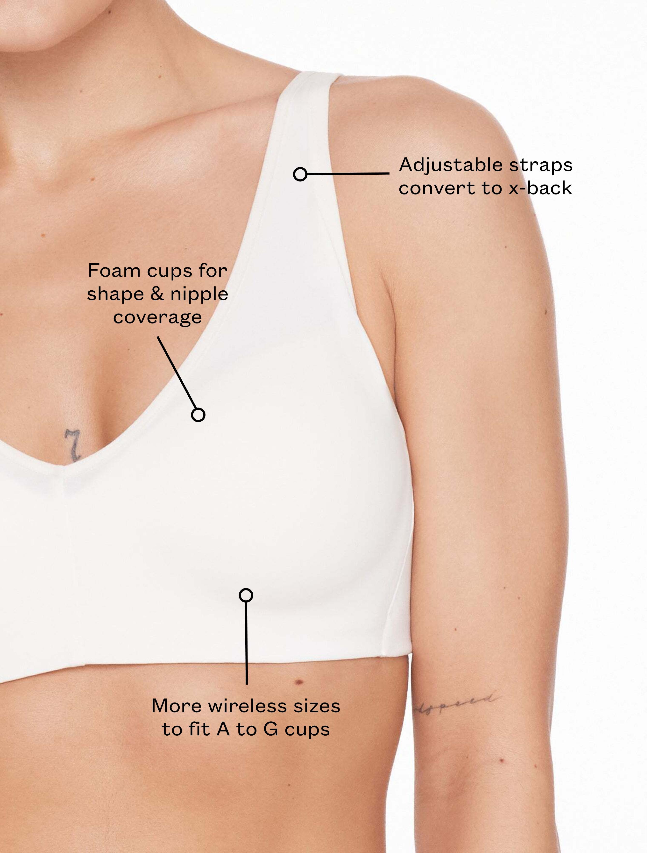 Organic Cloud Cotton Wireless Bra Product Image