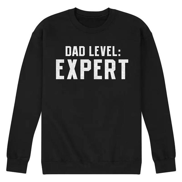 Mens Dad Level Expert Fleece Sweatshirt Product Image