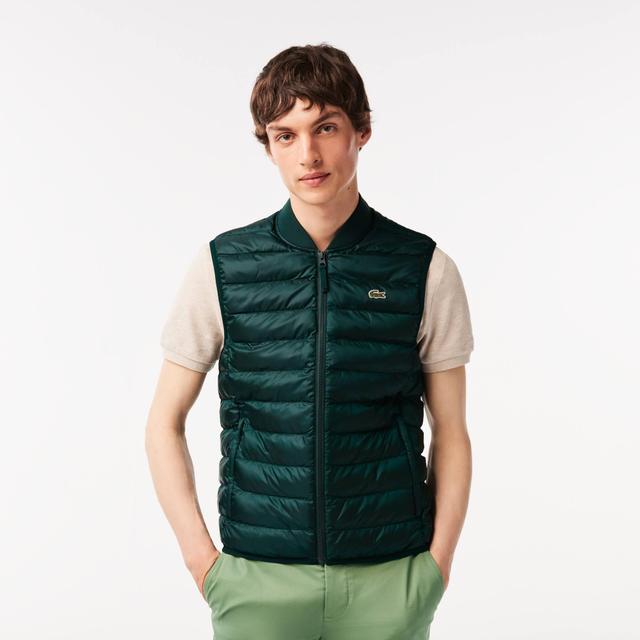 Men's Lacoste Padded Water-Repellent Vest Jacket Product Image