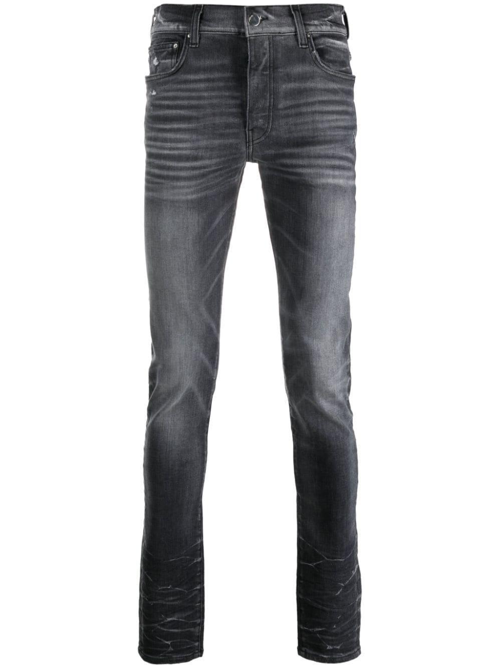 AMIRI Low-rise Skinny Jeans In Grey product image