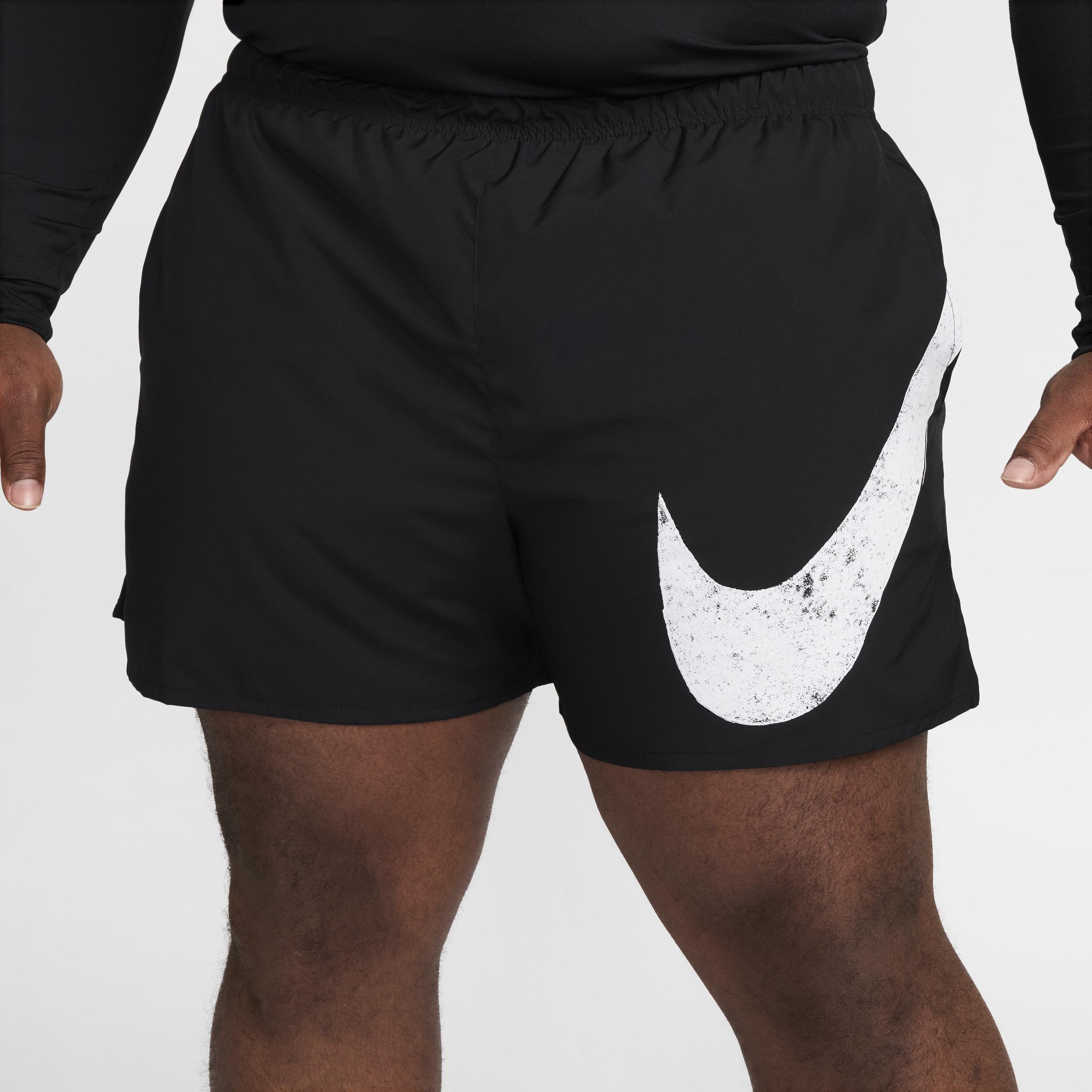 Nike Mens Challenger Swoosh 5 Dri-FIT Running Shorts Product Image