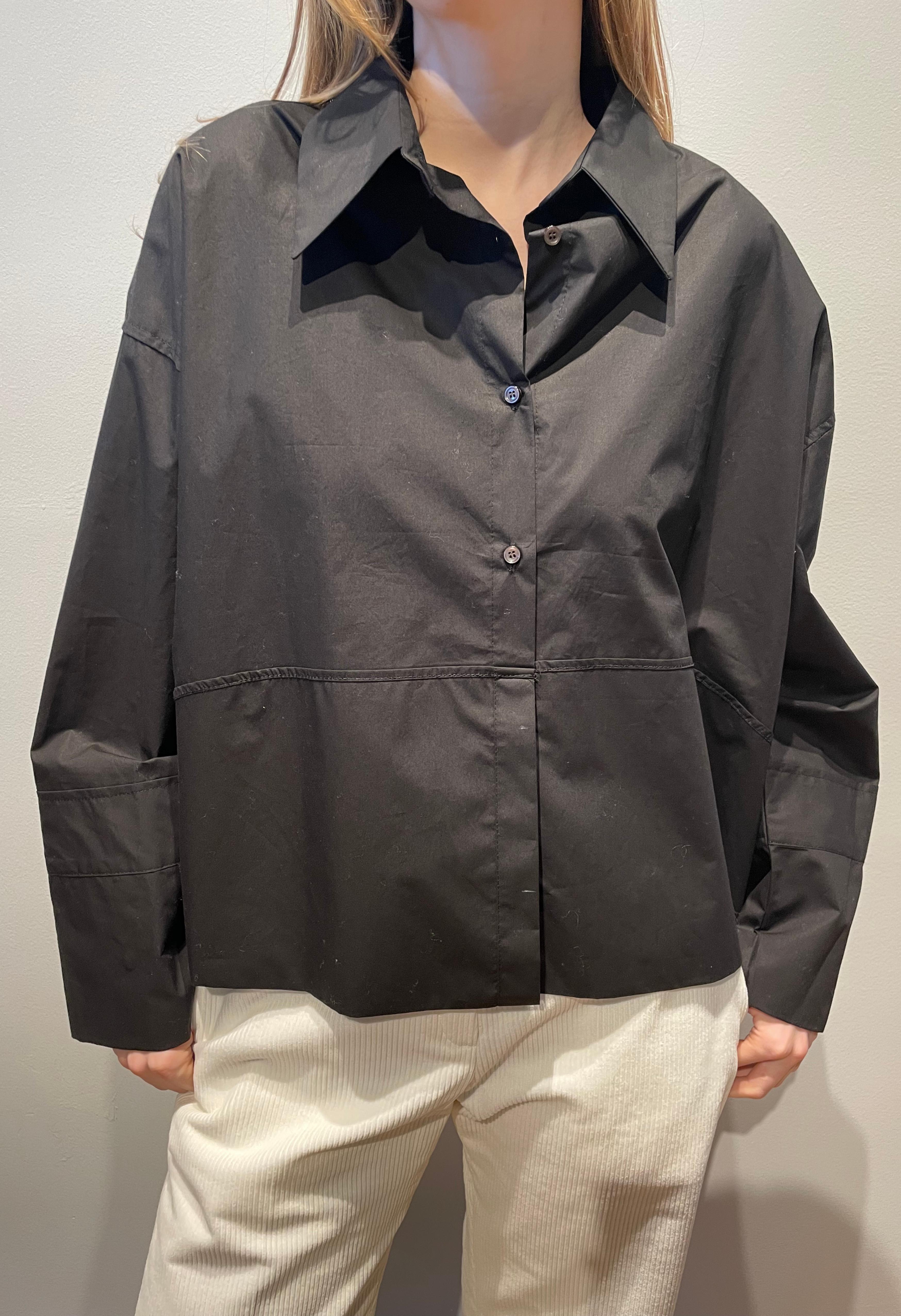 June Button Up Shirt in Black Product Image