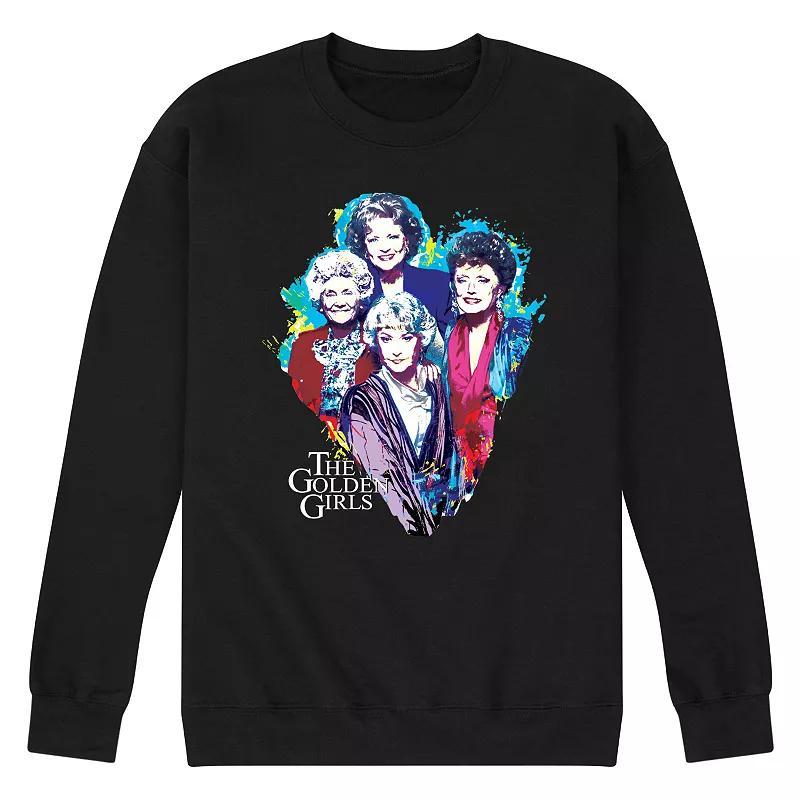 Mens Golden Girls Paint Splatter Sweatshirt Product Image