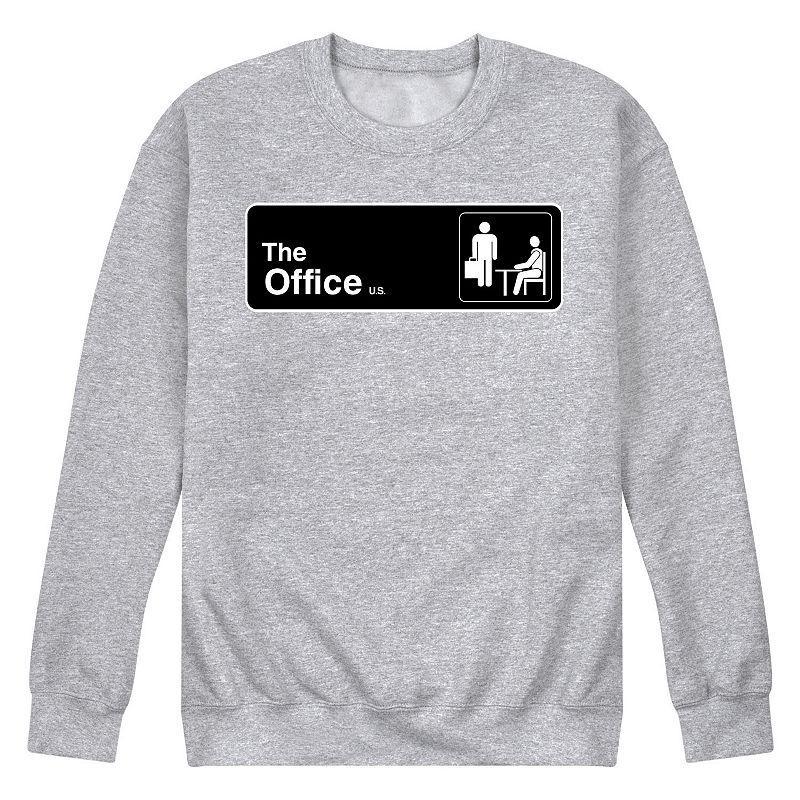 Mens The Office Door Sign Sweatshirt Product Image