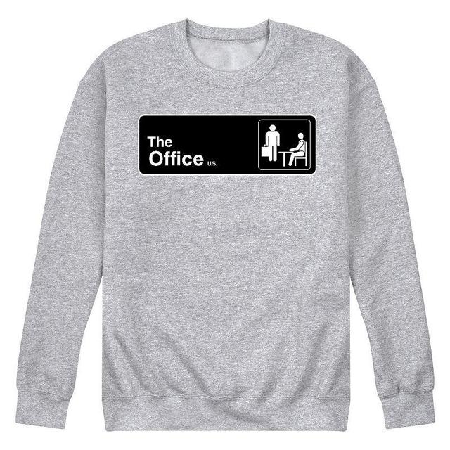 Mens The Office Door Sign Sweatshirt Product Image