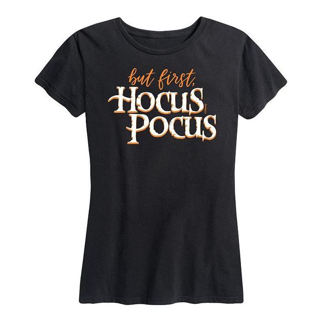 Disneys Hocus Pocus Womens But First Hocus Pocus Graphic Tee, Girls Product Image