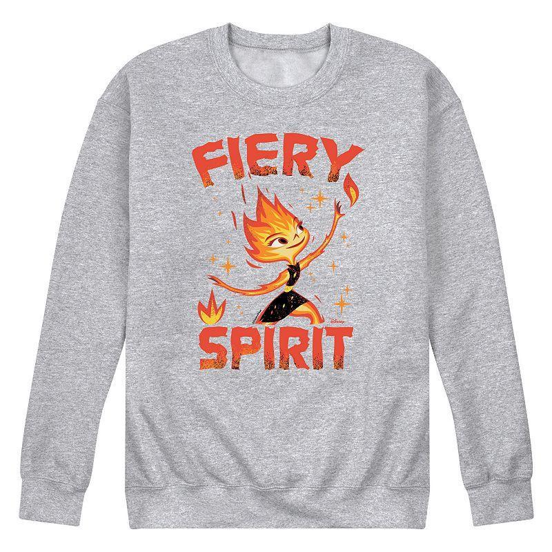 Disneys Elemental Mens Fiery Spirit Fleece Sweatshirt Product Image