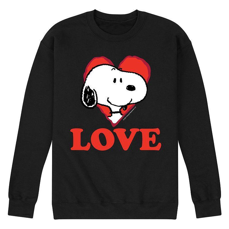 Mens Peanuts Love Snoopy Sweatshirt Product Image