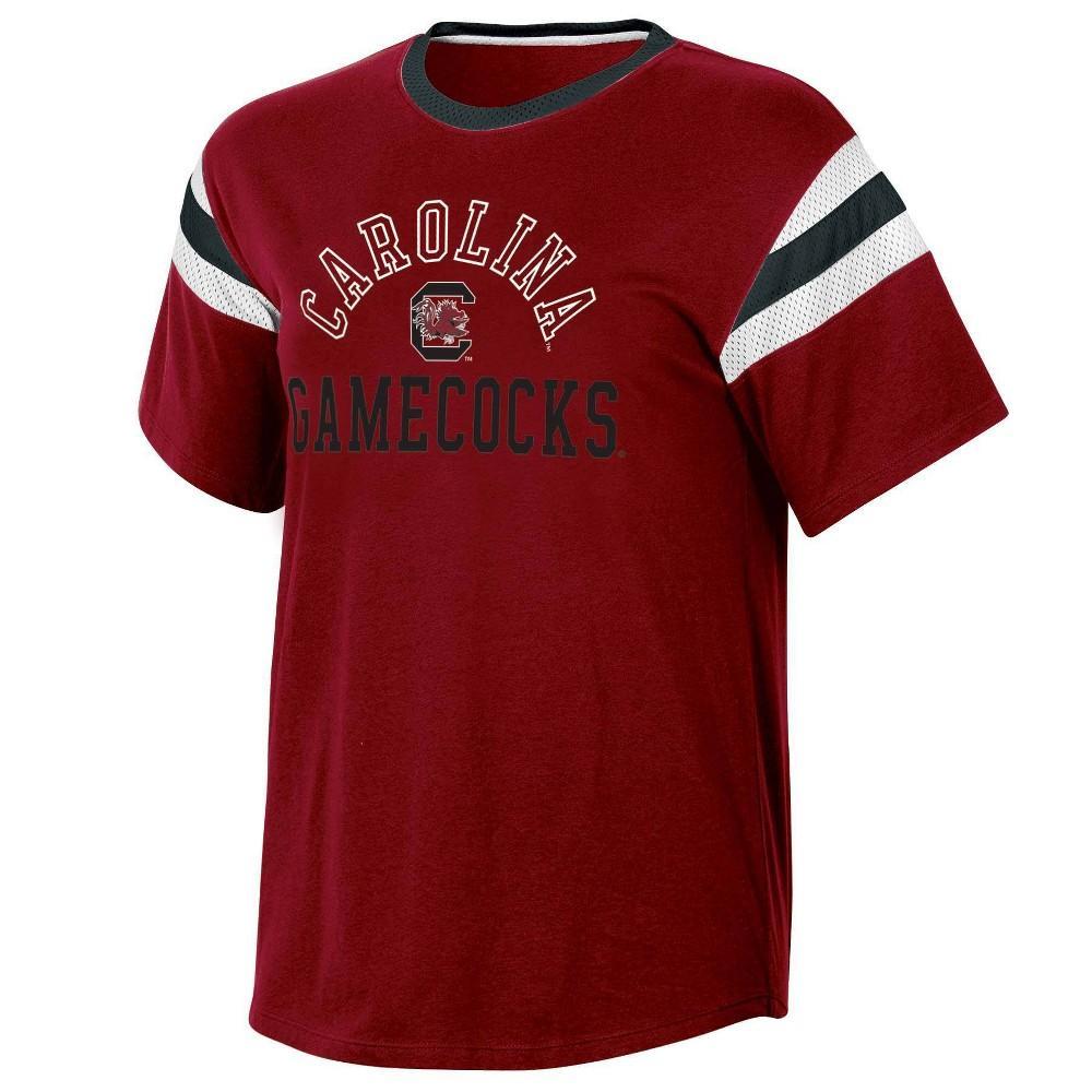 NCAA South Carolina Gamecocks Womens Short Sleeve Stripe T-Shirt Product Image