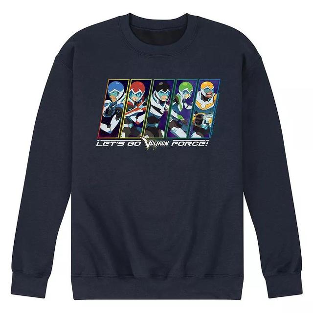 Mens Voltron Lets Go Voltron Force Fleece Sweatshirt Product Image