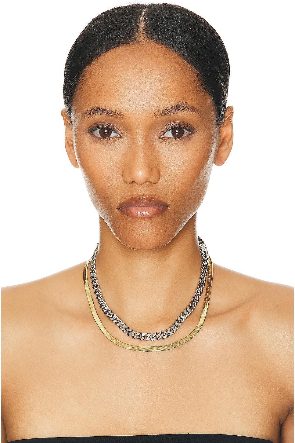 Demarson Nadine Necklace Metallic Gold.. Product Image