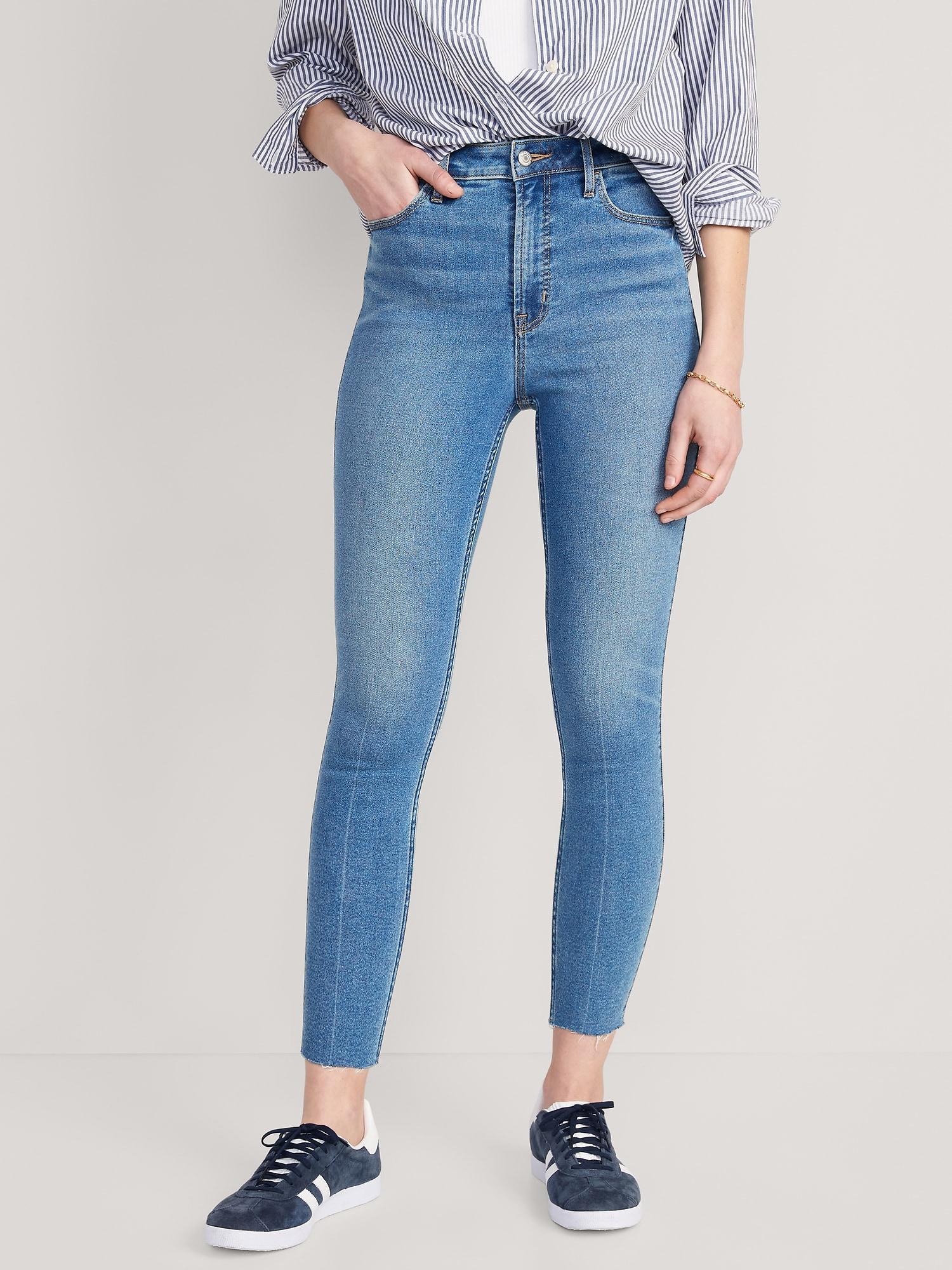 Extra High-Waisted Rockstar 360 Stretch Super-Skinny Jeans Product Image