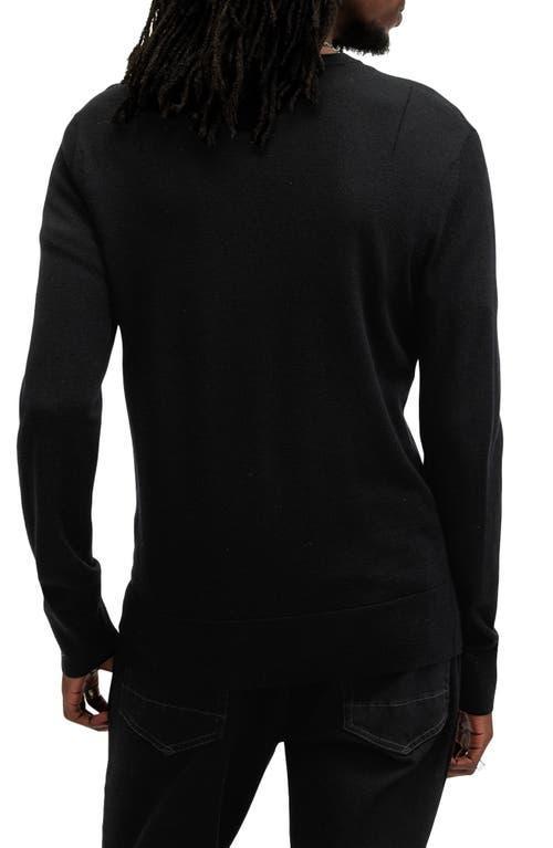 ALLSAINTS Mode Merino Crew Jumper In Black Product Image