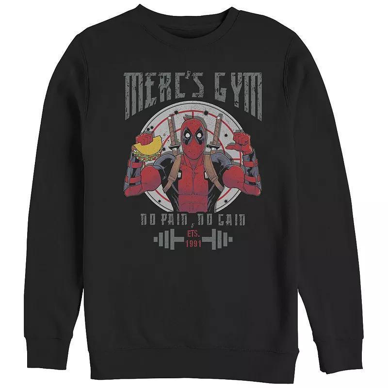 Big & Tall Marvel Deadpool Mercs Gym Graphic Fleece, Mens Product Image