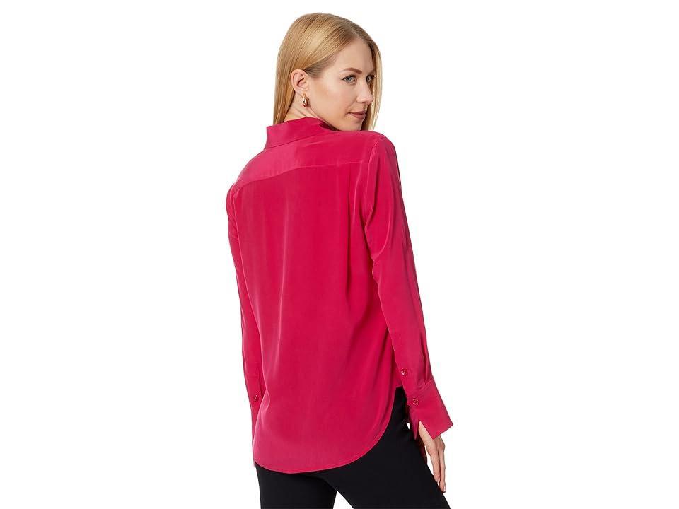 EQUIPMENT Leona Top (Cerise) Women's Clothing Product Image