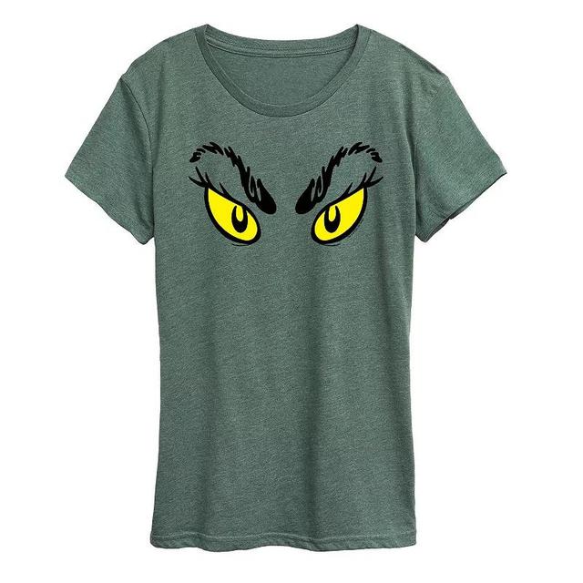 Womens Cat Mom Graphic Tee, Girls Grey Green Product Image