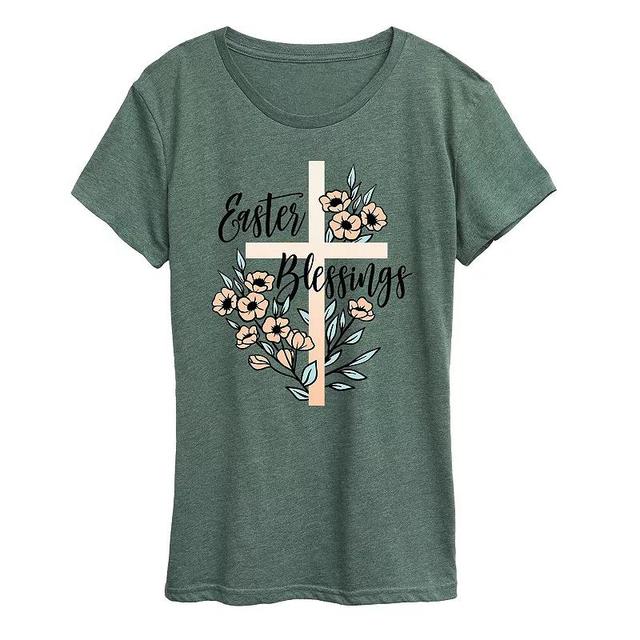 Womens I Am Worthy Loved Enough Graphic Tee, Girls Grey Juniper Product Image