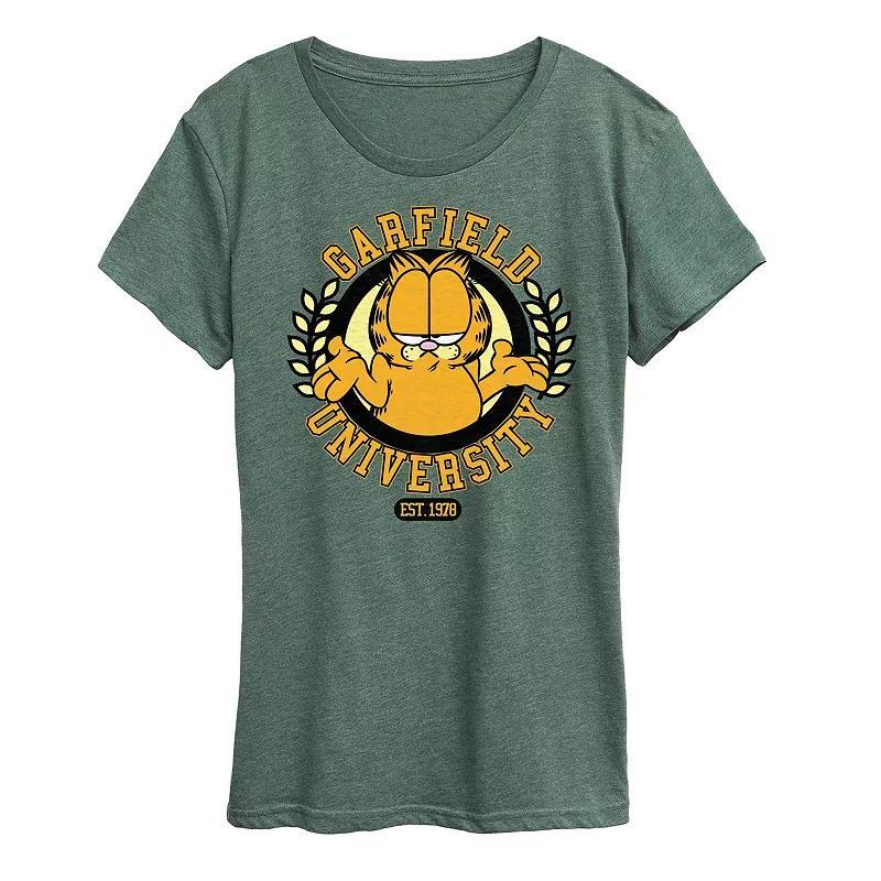 Womens Garfield University Graphic Tee Product Image