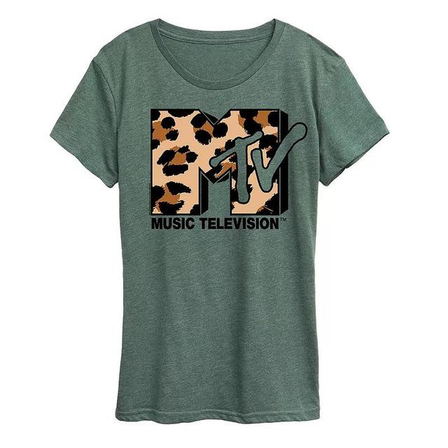 Womens Contour Line French Bulldog Graphic Tee Grey Green Product Image