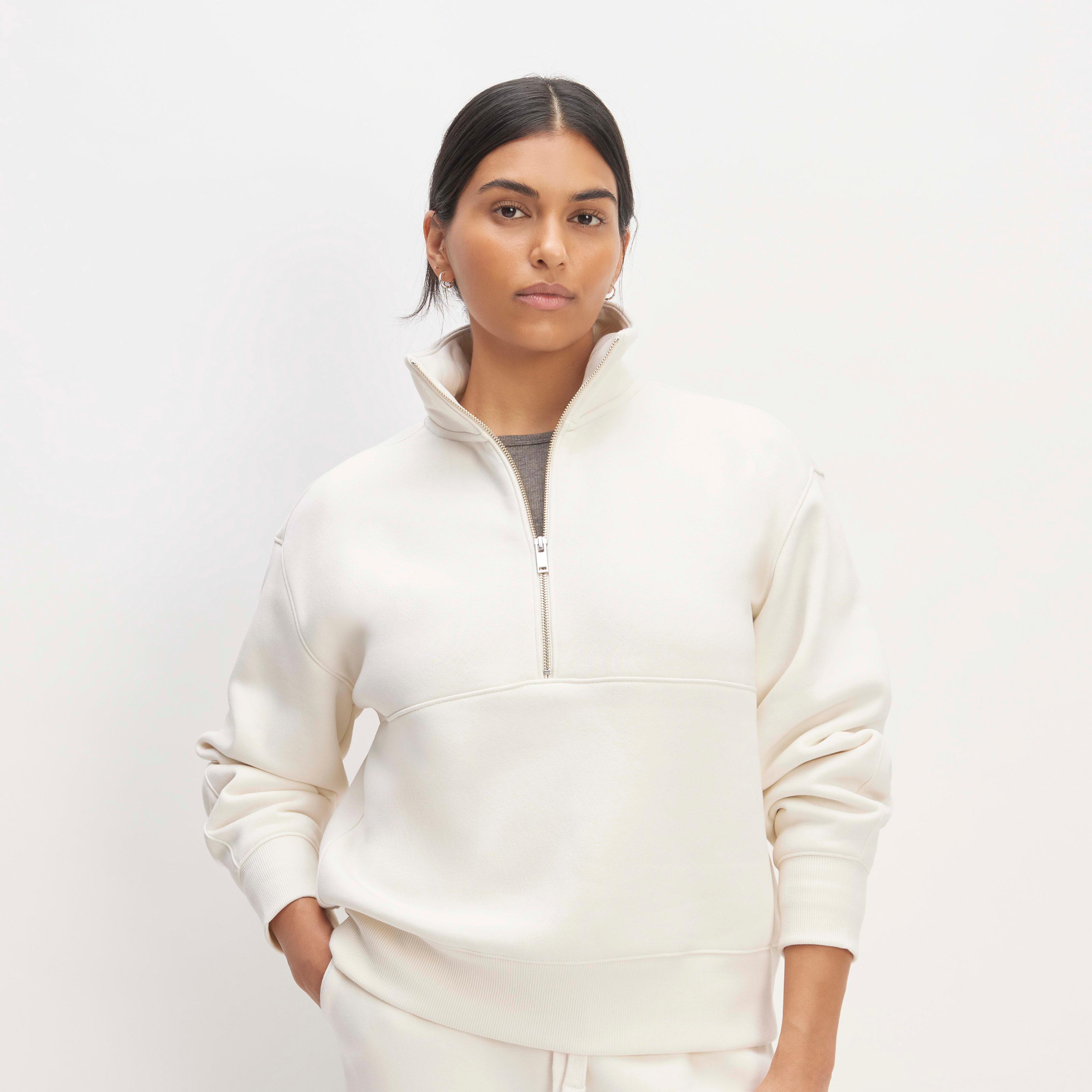 Womens ReTrack Half-Zip Sweatshirt by Everlane Product Image