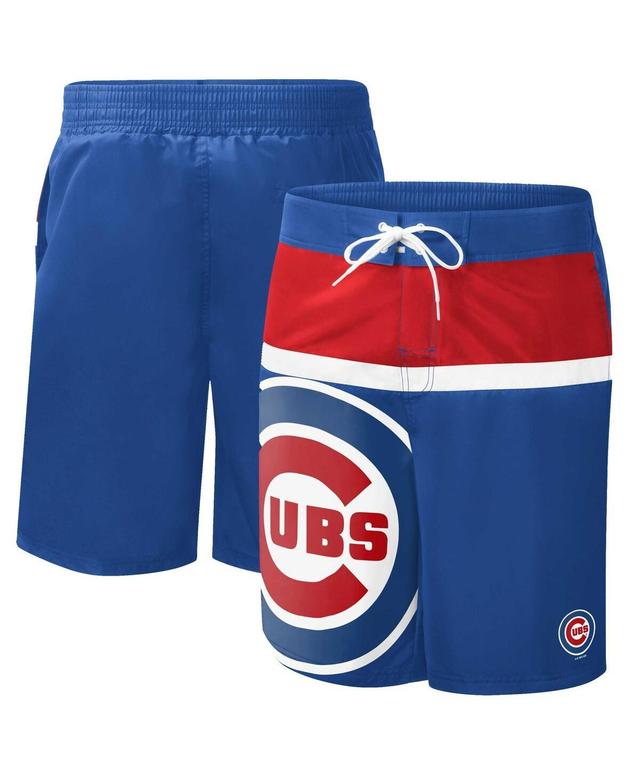 Mens G-III Sports by Carl Banks Royal Chicago Cubs Sea Wind Swim Shorts Product Image